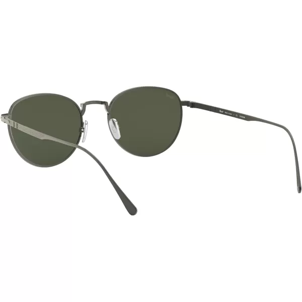 Persol PO5002ST Round SunglassesPewterGreen