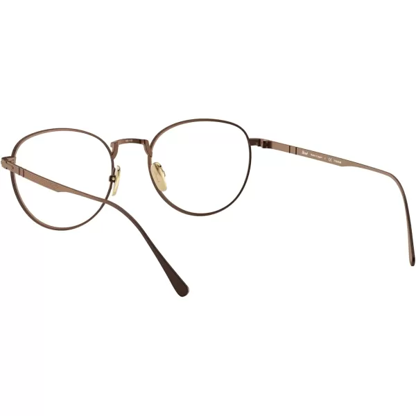 Persol PO5002VT Round Prescription Eyewear FramesBronzeDemo Lens