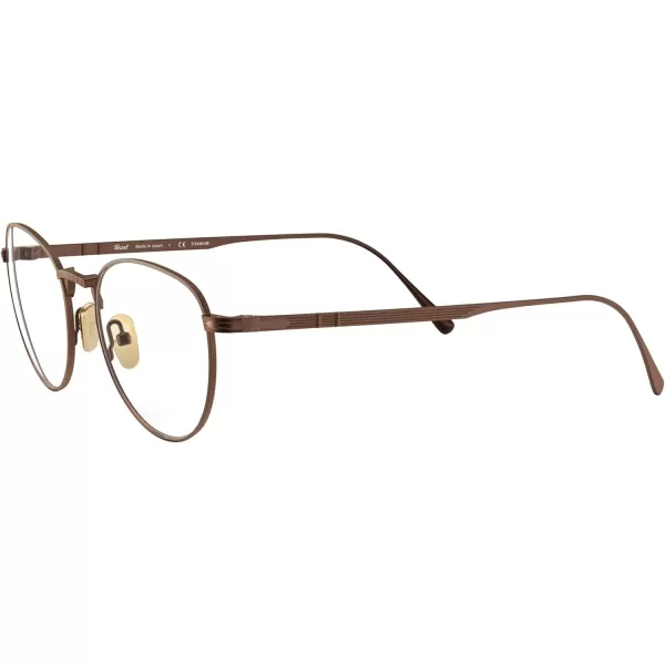 Persol PO5002VT Round Prescription Eyewear FramesBronzeDemo Lens