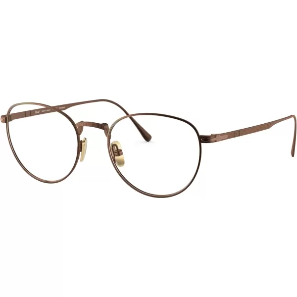 Persol PO5002VT Round Prescription Eyewear FramesBronzeDemo Lens