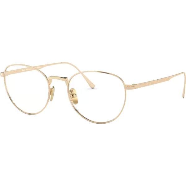 Persol PO5002VT Round Prescription Eyewear FramesGoldDemo Lens