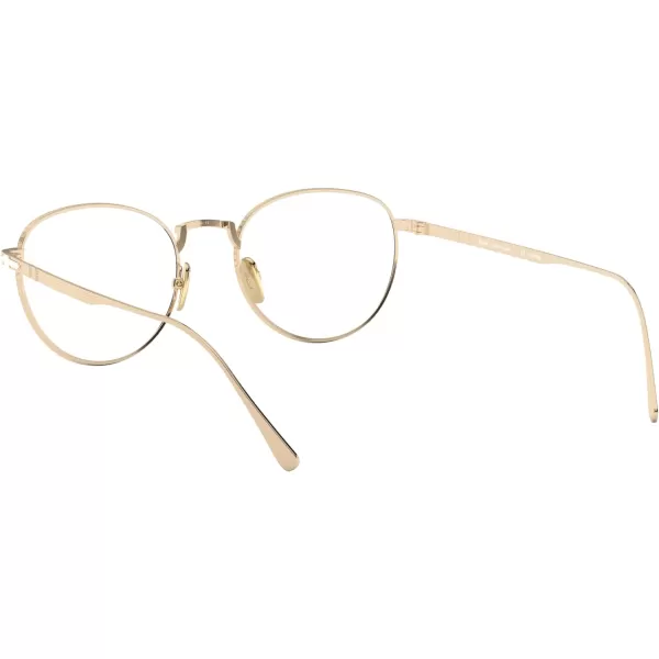 Persol PO5002VT Round Prescription Eyewear FramesGoldDemo Lens