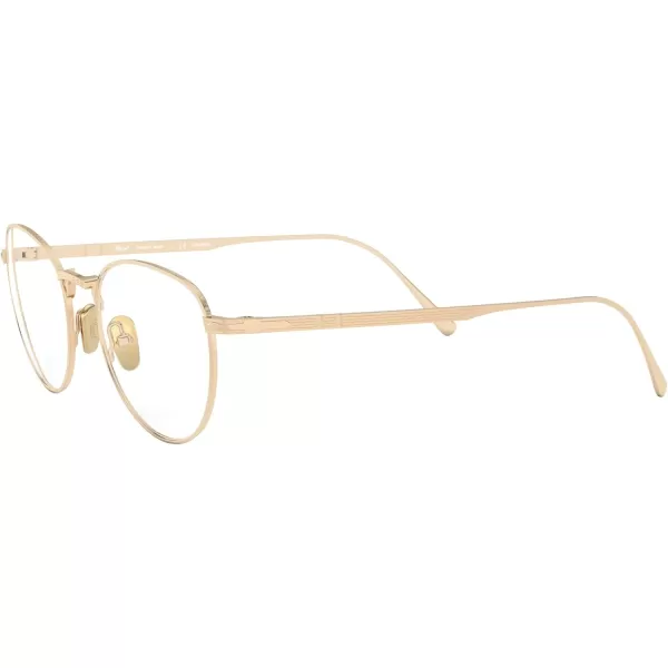 Persol PO5002VT Round Prescription Eyewear FramesGoldDemo Lens