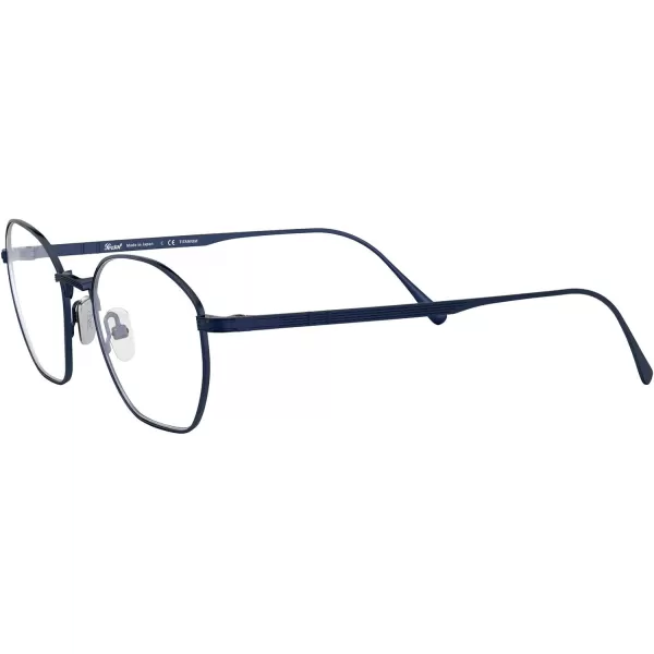 Persol PO5004VT Round Prescription Eyewear FramesBrushed NavyDemo Lens