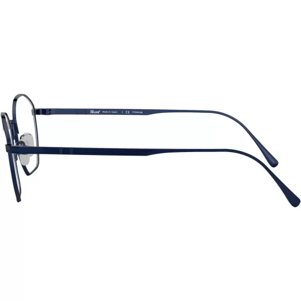 Persol PO5004VT Round Prescription Eyewear FramesBrushed NavyDemo Lens