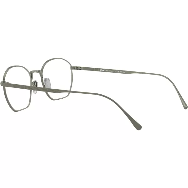 Persol PO5004VT Round Prescription Eyewear FramesPewterDemo Lens