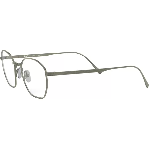 Persol PO5004VT Round Prescription Eyewear FramesPewterDemo Lens