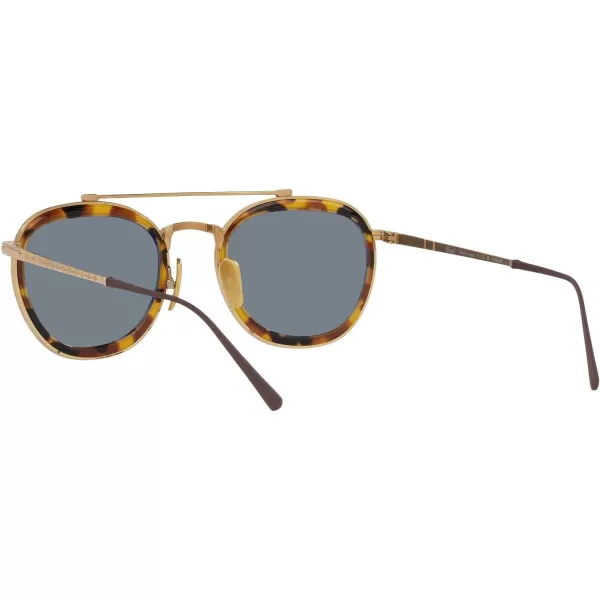 Persol PO5008ST Pilot SunglassesGoldLight Blue