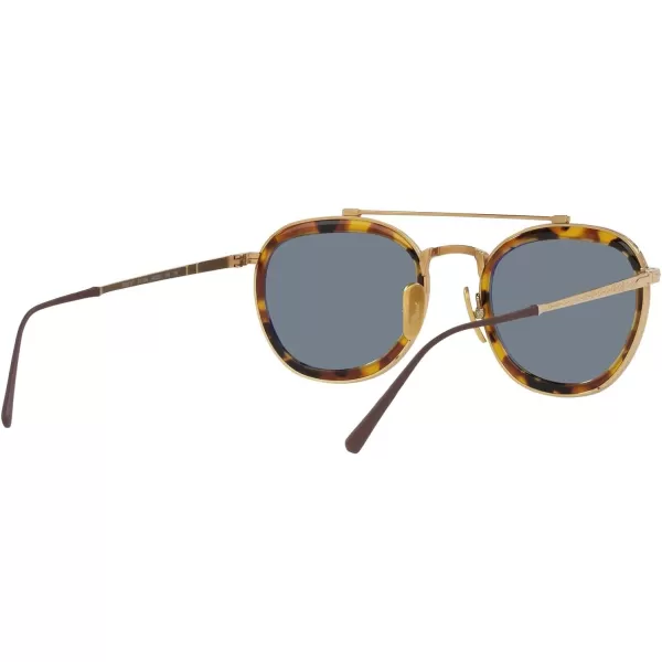 Persol PO5008ST Pilot SunglassesGoldLight Blue