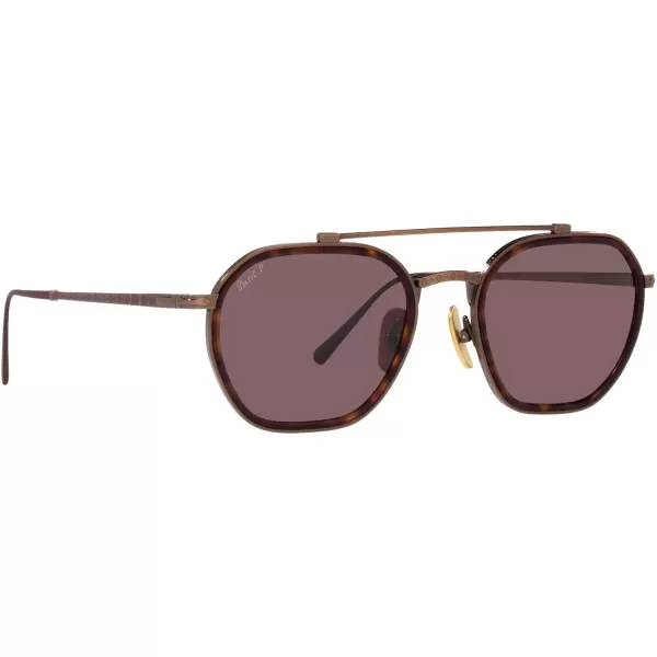 Persol PO5010ST Pilot SunglassesBrownDark Violet Polarized