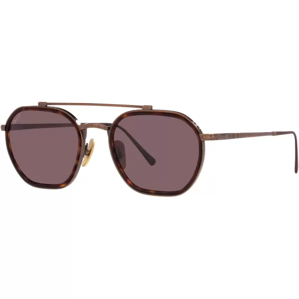 Persol PO5010ST Pilot SunglassesBrownDark Violet Polarized