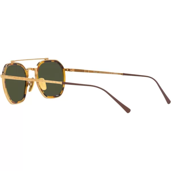 Persol PO5010ST Pilot SunglassesGoldGreen