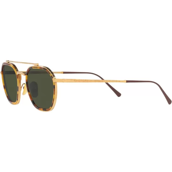 Persol PO5010ST Pilot SunglassesGoldGreen