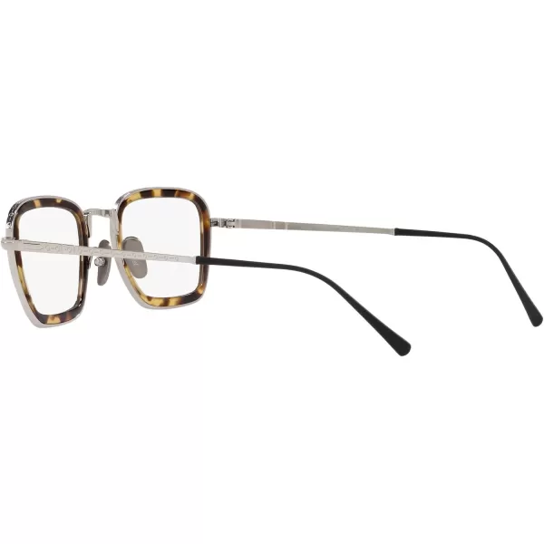 Persol PO5011VT Round Prescription Eyewear FramesSilverDemo Lens