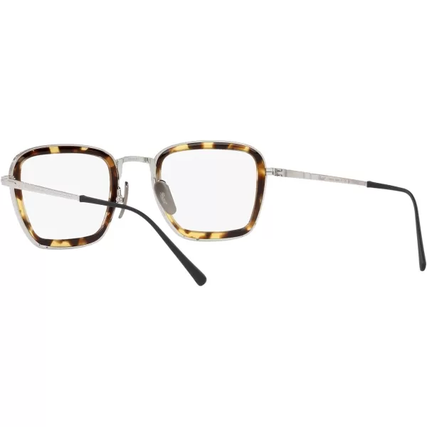 Persol PO5011VT Round Prescription Eyewear FramesSilverDemo Lens