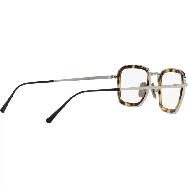 Persol PO5011VT Round Prescription Eyewear FramesSilverDemo Lens