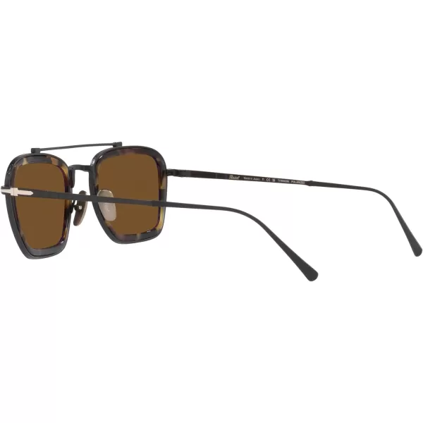 Persol PO5012ST Pilot SunglassesBlackBrown Polarized