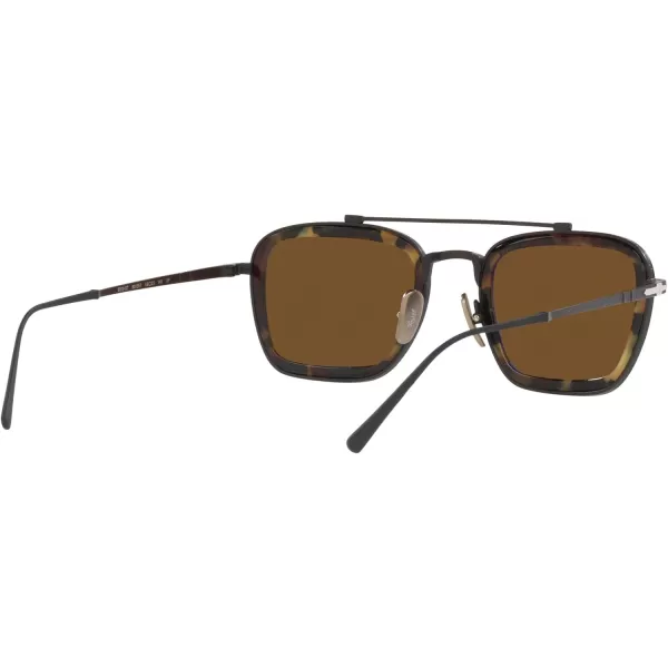 Persol PO5012ST Pilot SunglassesBlackBrown Polarized