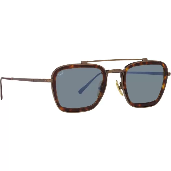 Persol PO5012ST Pilot SunglassesBrownLight Blue