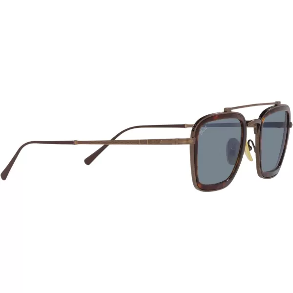 Persol PO5012ST Pilot SunglassesBrownLight Blue