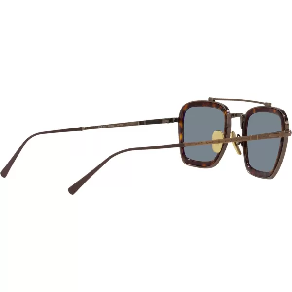 Persol PO5012ST Pilot SunglassesBrownLight Blue