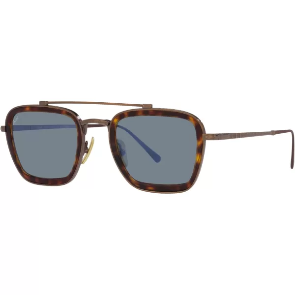 Persol PO5012ST Pilot SunglassesBrownLight Blue