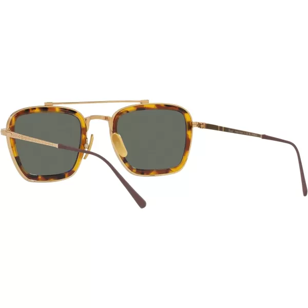 Persol PO5012ST Pilot SunglassesGoldGreen Polarized