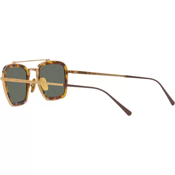 Persol PO5012ST Pilot SunglassesGoldGreen Polarized