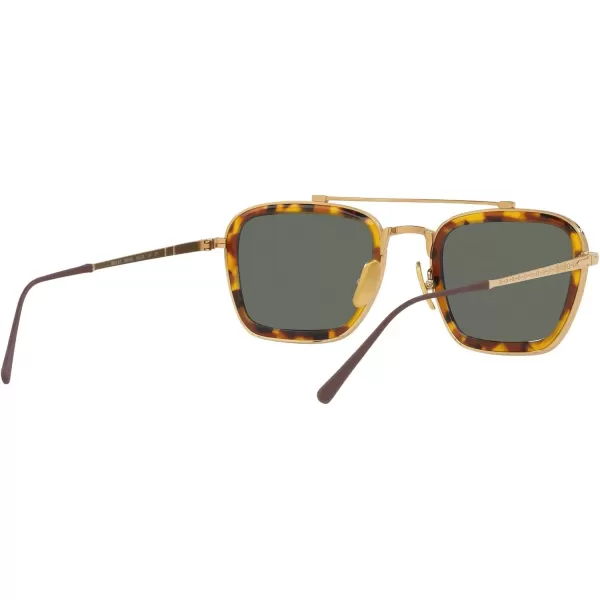 Persol PO5012ST Pilot SunglassesGoldGreen Polarized