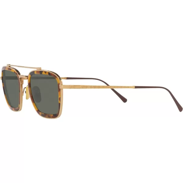 Persol PO5012ST Pilot SunglassesGoldGreen Polarized