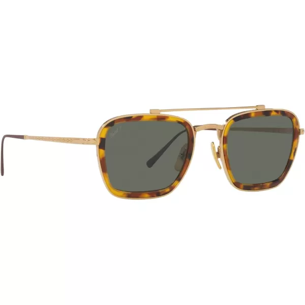 Persol PO5012ST Pilot SunglassesGoldGreen Polarized