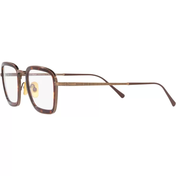 Persol PO5013VT Round Prescription Eyewear FramesBrownDemo Lens