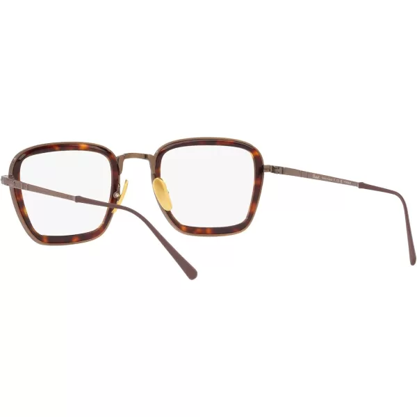 Persol PO5013VT Round Prescription Eyewear FramesBrownDemo Lens