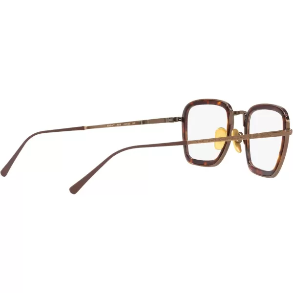 Persol PO5013VT Round Prescription Eyewear FramesBrownDemo Lens