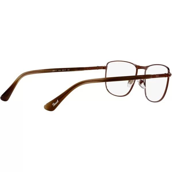 Persol Po1001v Square Prescription Eyewear FramesShiny BrownDemo Lens