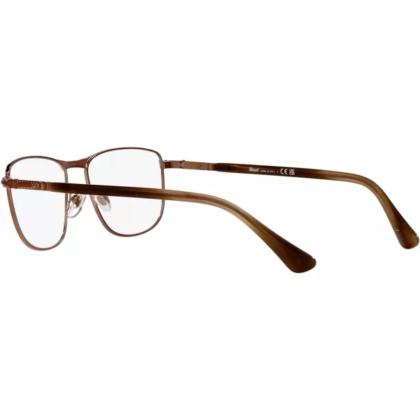 Persol Po1001v Square Prescription Eyewear FramesShiny BrownDemo Lens