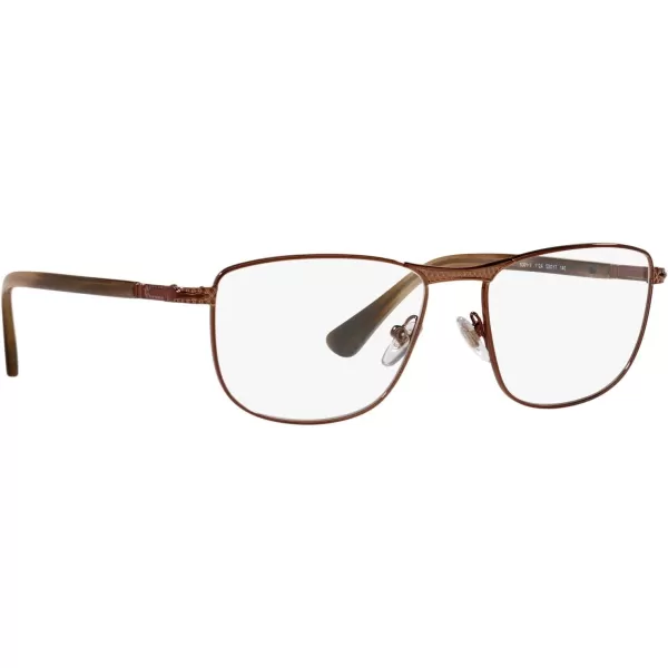 Persol Po1001v Square Prescription Eyewear FramesShiny BrownDemo Lens