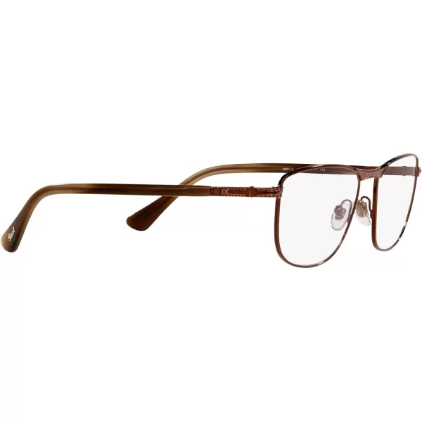 Persol Po1001v Square Prescription Eyewear FramesShiny BrownDemo Lens