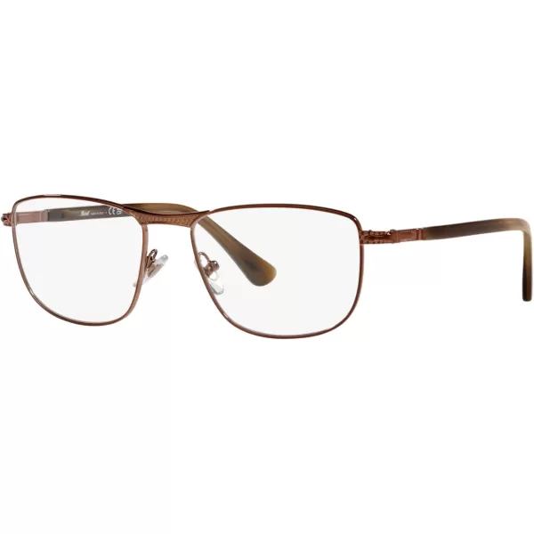 Persol Po1001v Square Prescription Eyewear FramesShiny BrownDemo Lens