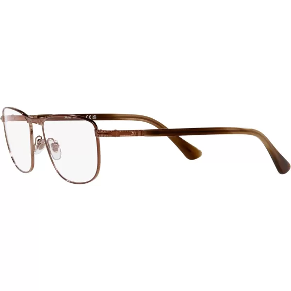 Persol Po1001v Square Prescription Eyewear FramesShiny BrownDemo Lens