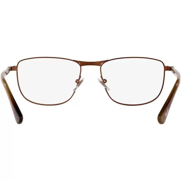 Persol Po1001v Square Prescription Eyewear FramesShiny BrownDemo Lens