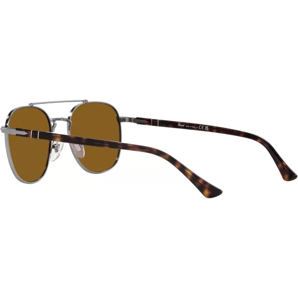 Persol Po1006s Square SunglassesGunmetalBrown