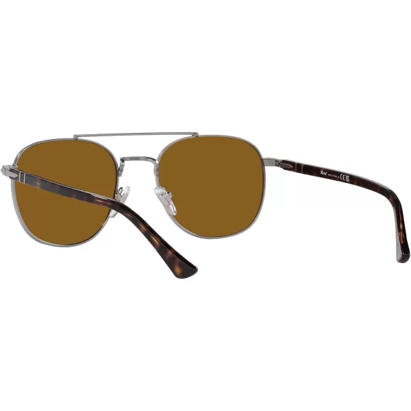 Persol Po1006s Square SunglassesGunmetalBrown