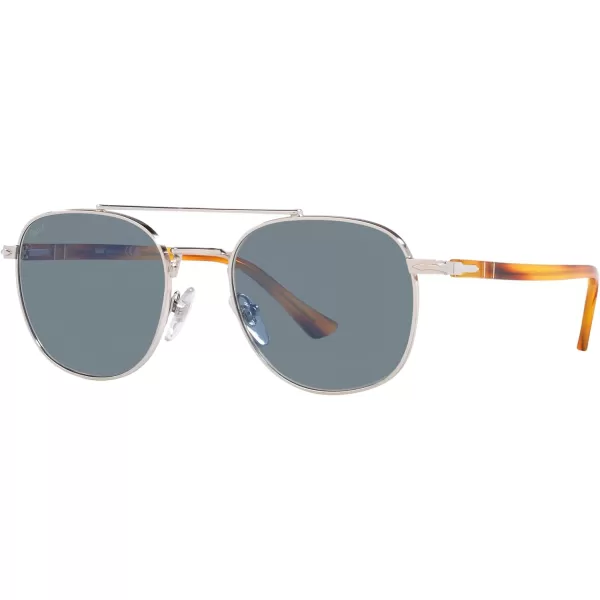 Persol Po1006s Square SunglassesSilverLight Blue