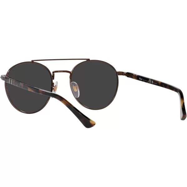 Persol Po1011s Square SunglassesBrownPolarized Black