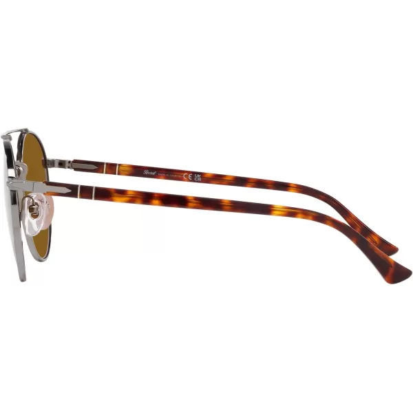 Persol Po1011s Square SunglassesGunmetalBrown