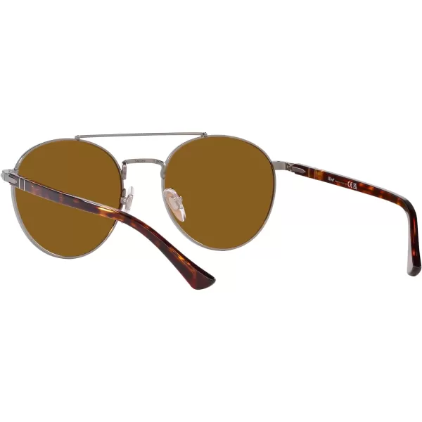 Persol Po1011s Square SunglassesGunmetalBrown