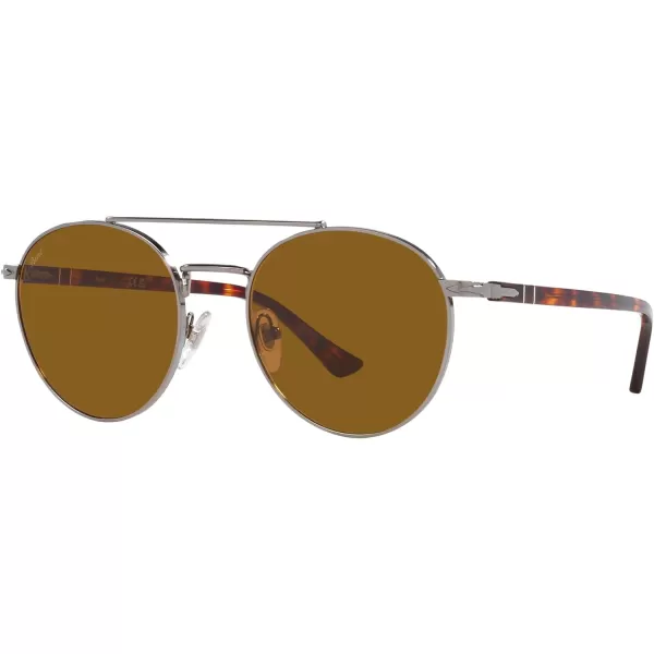 Persol Po1011s Square SunglassesGunmetalBrown