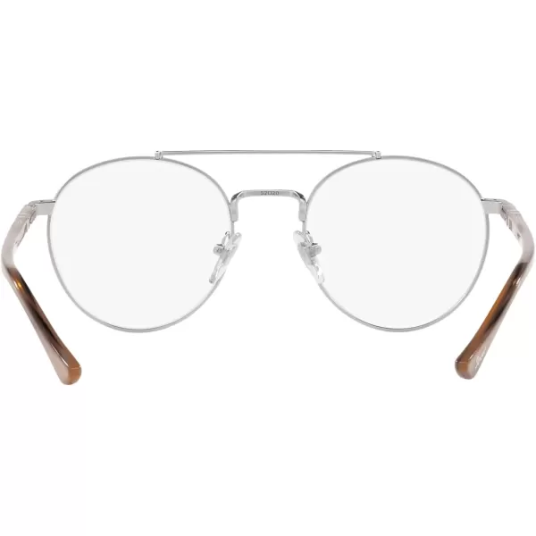 Persol Po1011s Square SunglassesSilverTransition Clear to Grey