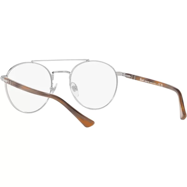 Persol Po1011s Square SunglassesSilverTransition Clear to Grey